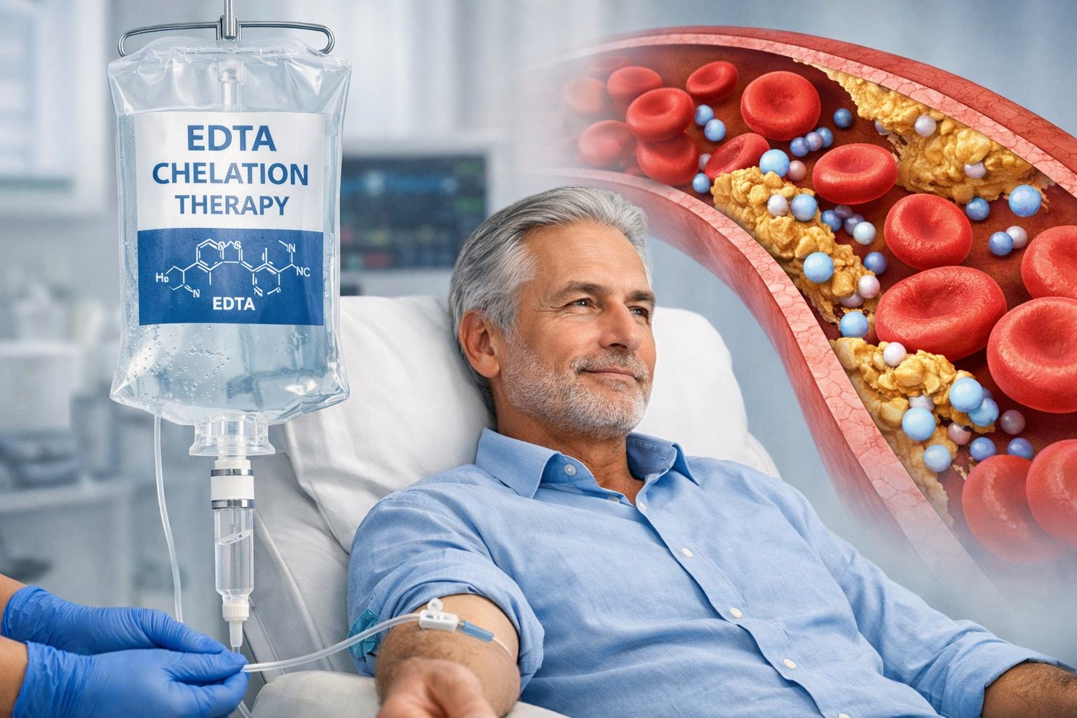 EDTA chelation therapy IV at Eden Longevity Center Ubud Bali