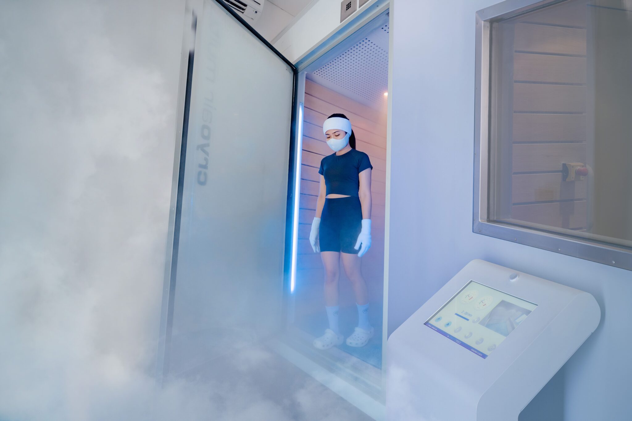 Cryotherapy chamber at Eden Longevity Center Ubud Bali