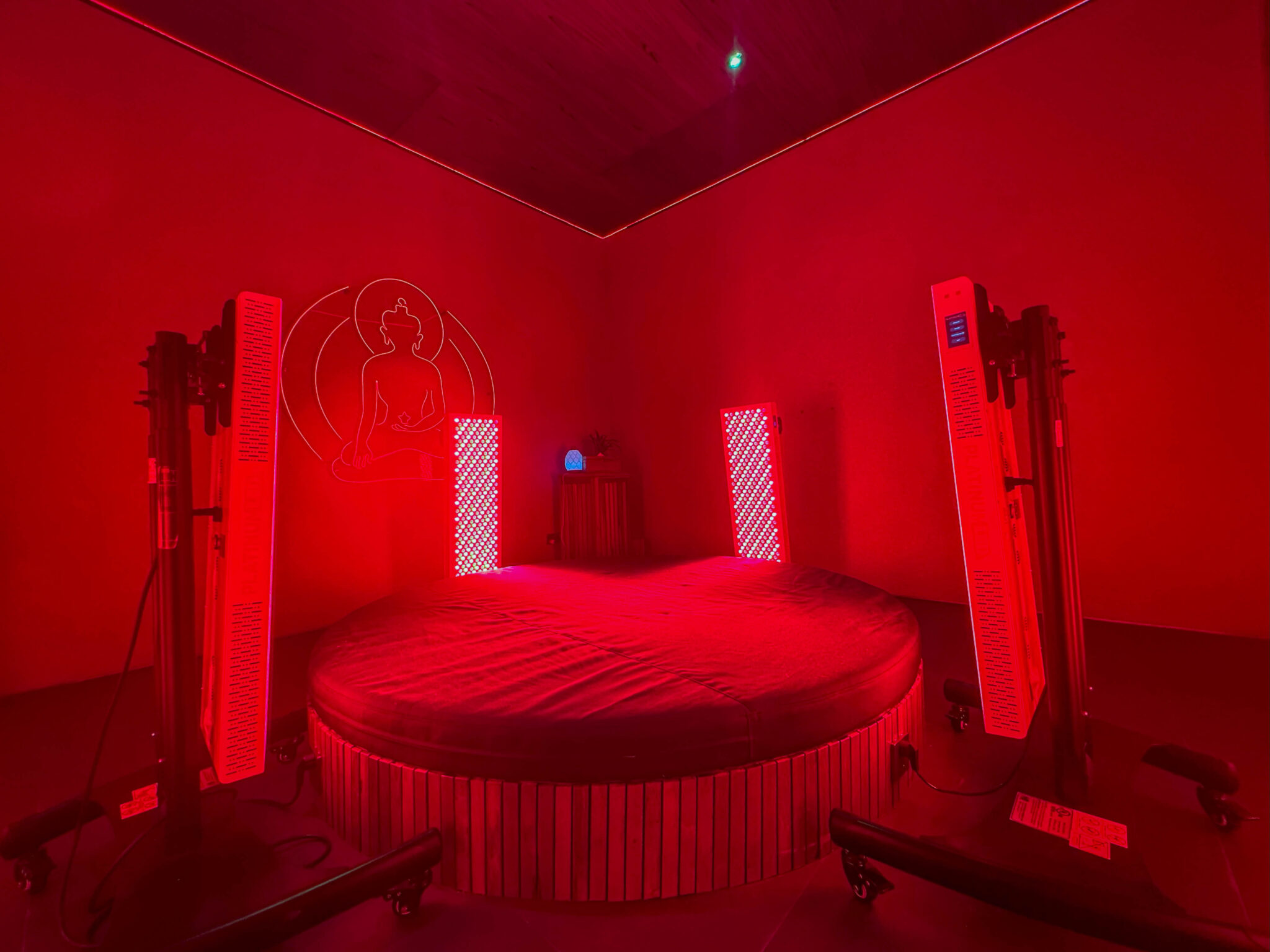 Red light therapy room at Eden Longevity Center Ubud Bali